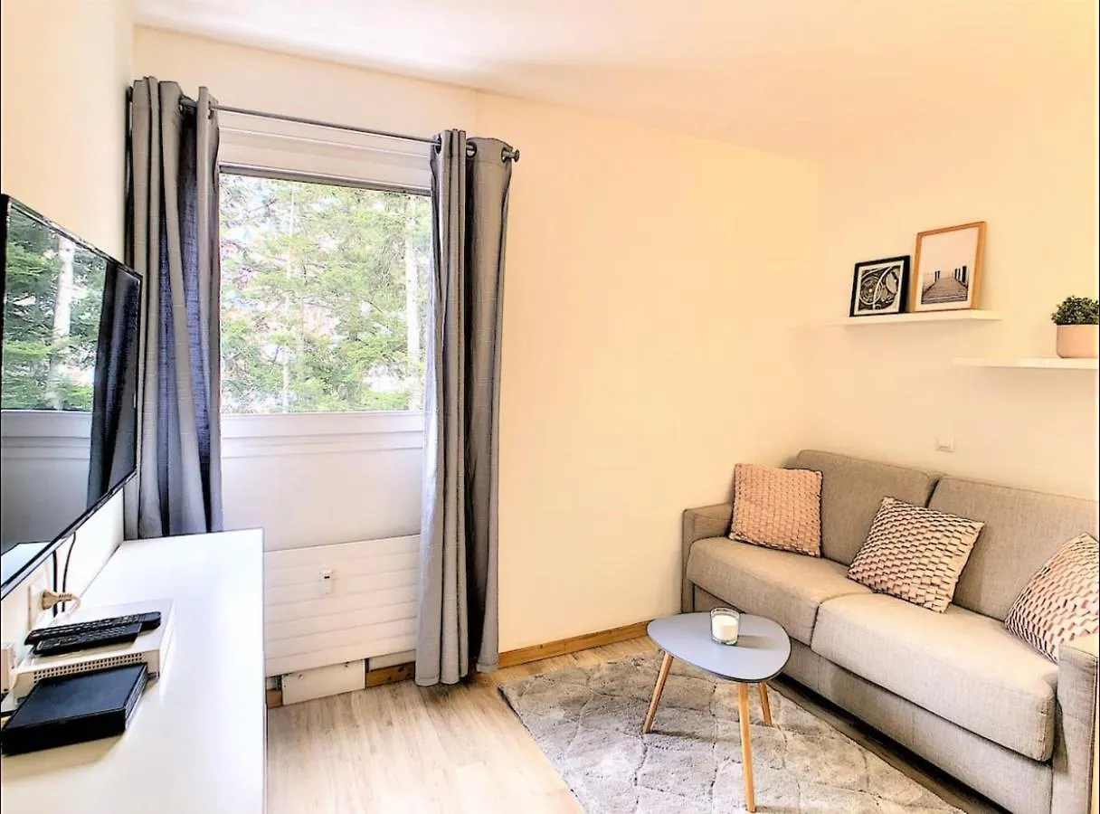 Apartment Centre Saint-Gervais Studio Jaune Moderne Proche Telecabine 2 Pers